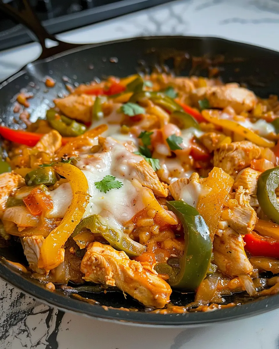 Queso Chicken Fajita Skillet: A Juicy, Flavorful Family Favorite