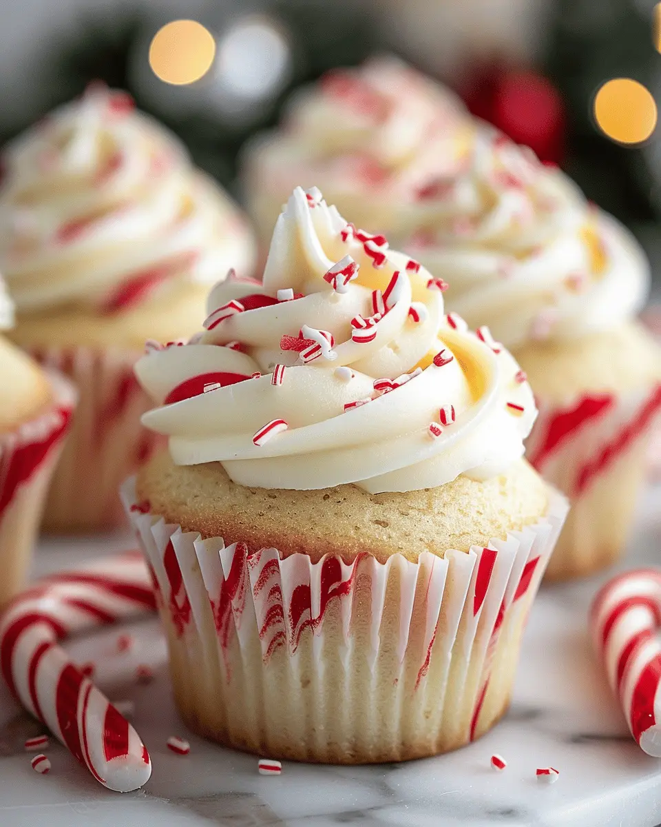 Candy Cane Cupcakes: Easy Holiday Treats to Indulge In