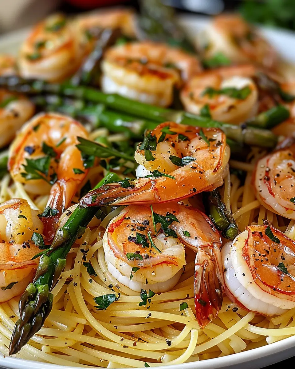 Asparagus Shrimp Angel Hair Pasta: A Quick Delight to Savor