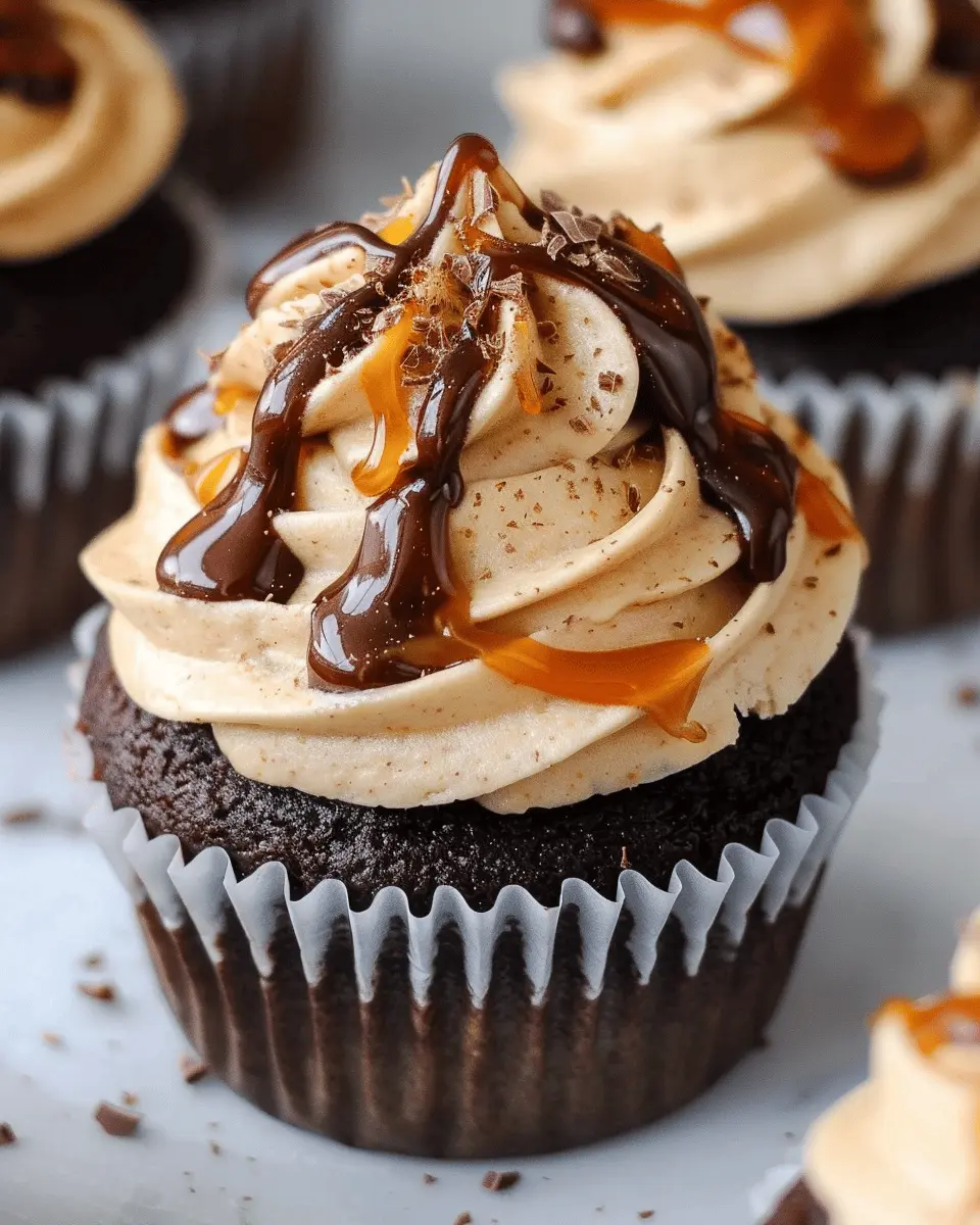 Caramel Chocolate Cupcakes