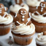 Gingerbread Man Cupcakes