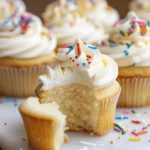 Vanilla Birthday Cupcakes