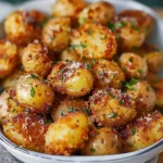 Crispy Parmesan Crusted Baby Potatoes: The Perfect Side Dish