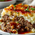 Meatloaf with Mashed Potatoes and Cheese Recipe