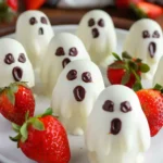 Chocolate-Covered Strawberry Ghosts