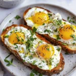 breakfast ideas : Smashed 7-Minute Eggs On Toast