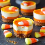 Mini Candy Corn Cheesecakes
