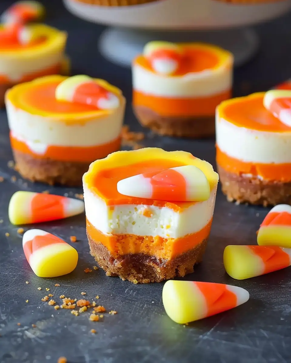 Mini Candy Corn Cheesecakes: The Best Fall Treat for Everyone