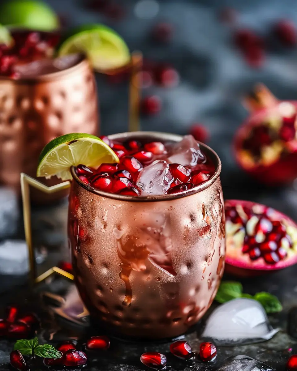 Spiced Pomegranate Mule: A Refreshing Twist for Your Happy Hour