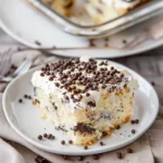 Cannoli Poke Cake