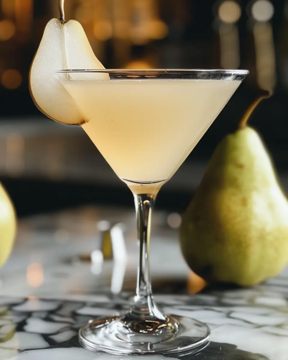 Ginger Pear Martini Delight: A Refreshing Twist on Cocktails