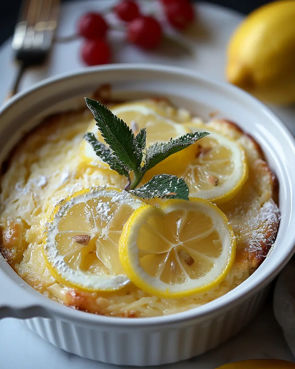 Crockpot Lemon Pudding Cake: Easy and Indulgent Homemade Delight
