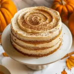 Pumpkin Layer Cake with Brown Sugar and Cinnamon Cream Cheese Frosting
