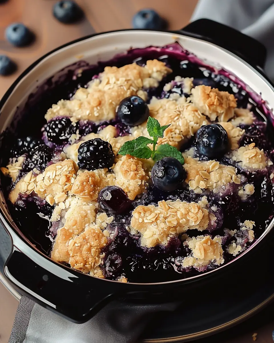 Crockpot Blueberry Cobbler: Easy Comfort Food for Any Day