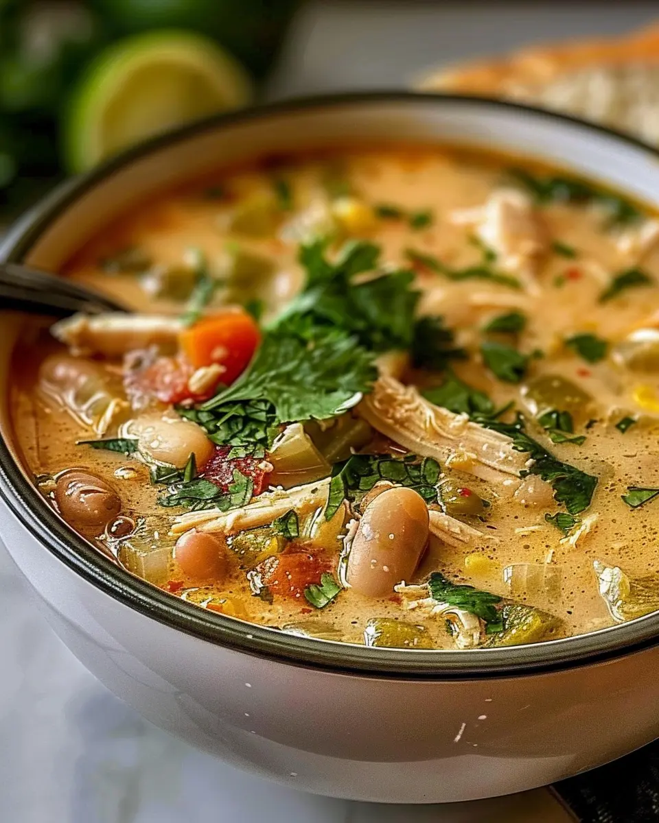 Cajun White Chicken Chili: A Hearty Twist with Turkey Bacon