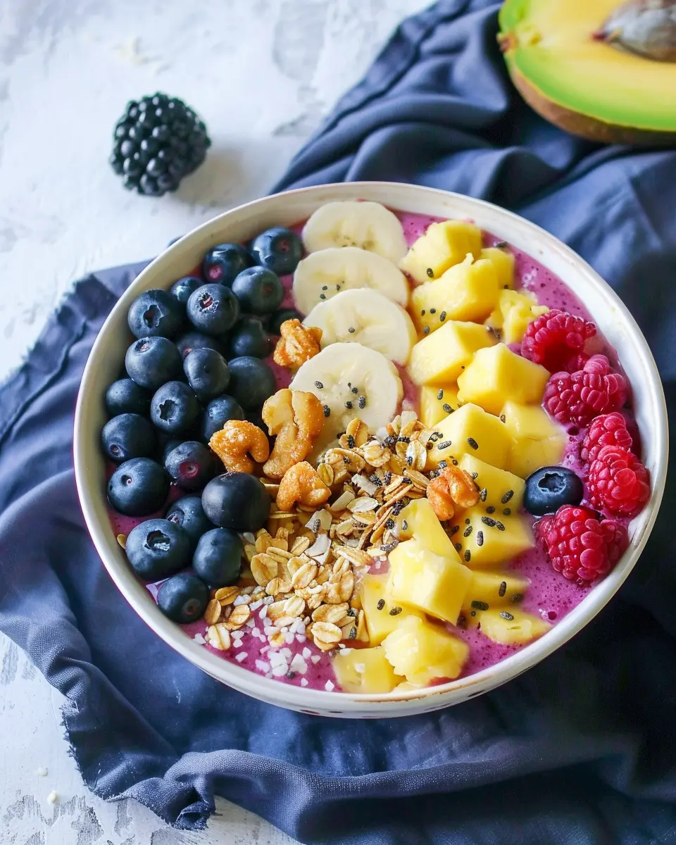 Breakfast ideas: Easy Tropical Smoothie Bowl to Start Your Day