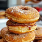 breakfast ideas : Uncrustable Donuts
