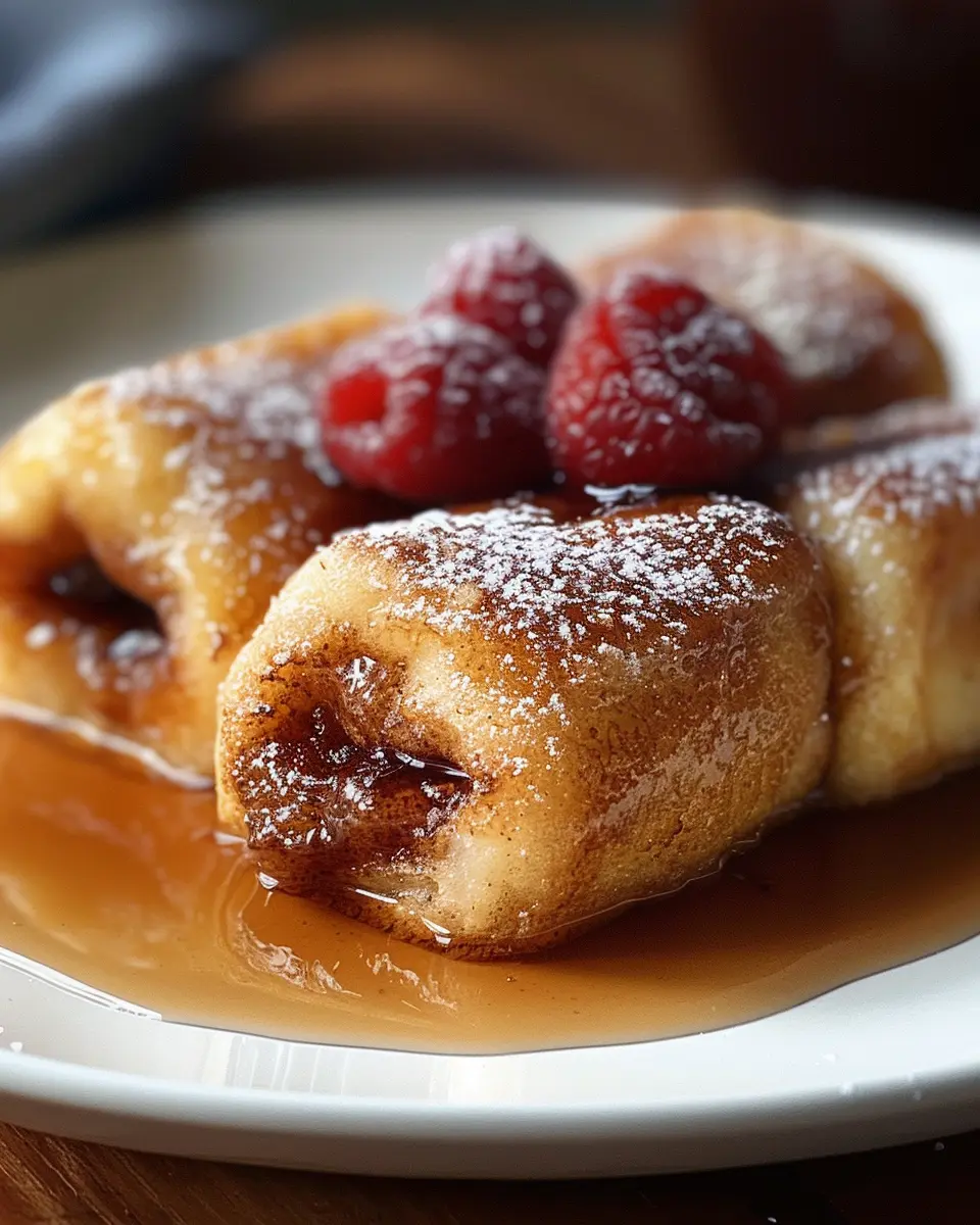 Breakfast ideas: Indulgent Cinnamon Roll French Toast Roll-Ups