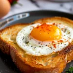 breakfast ideas : Air Fryer Egg Toast