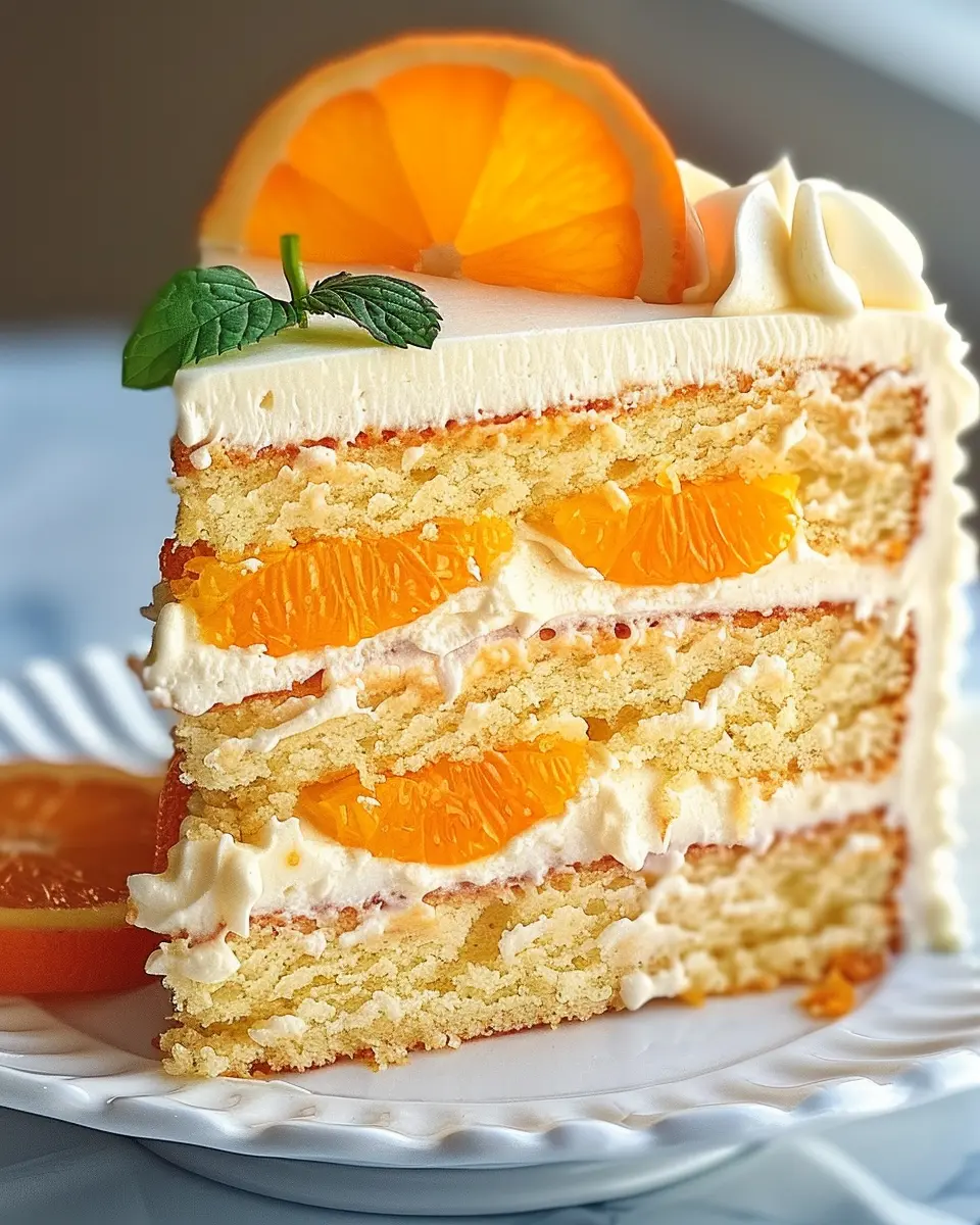Orange Creamsicle Cake