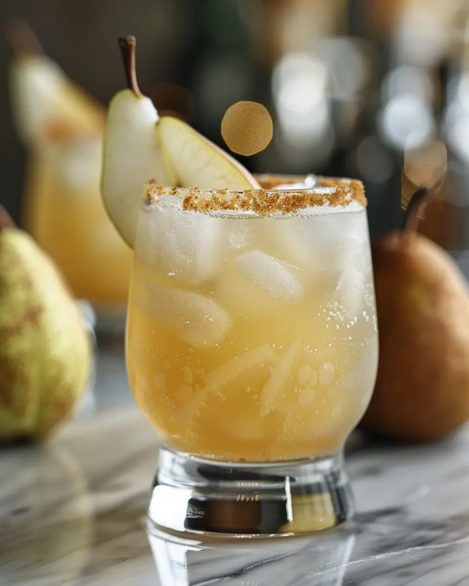 Pear Ginger Fizz: A Refreshing Twist for Homemade Sparkling Joy