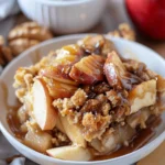 Crockpot Caramel Apple Dump Cake