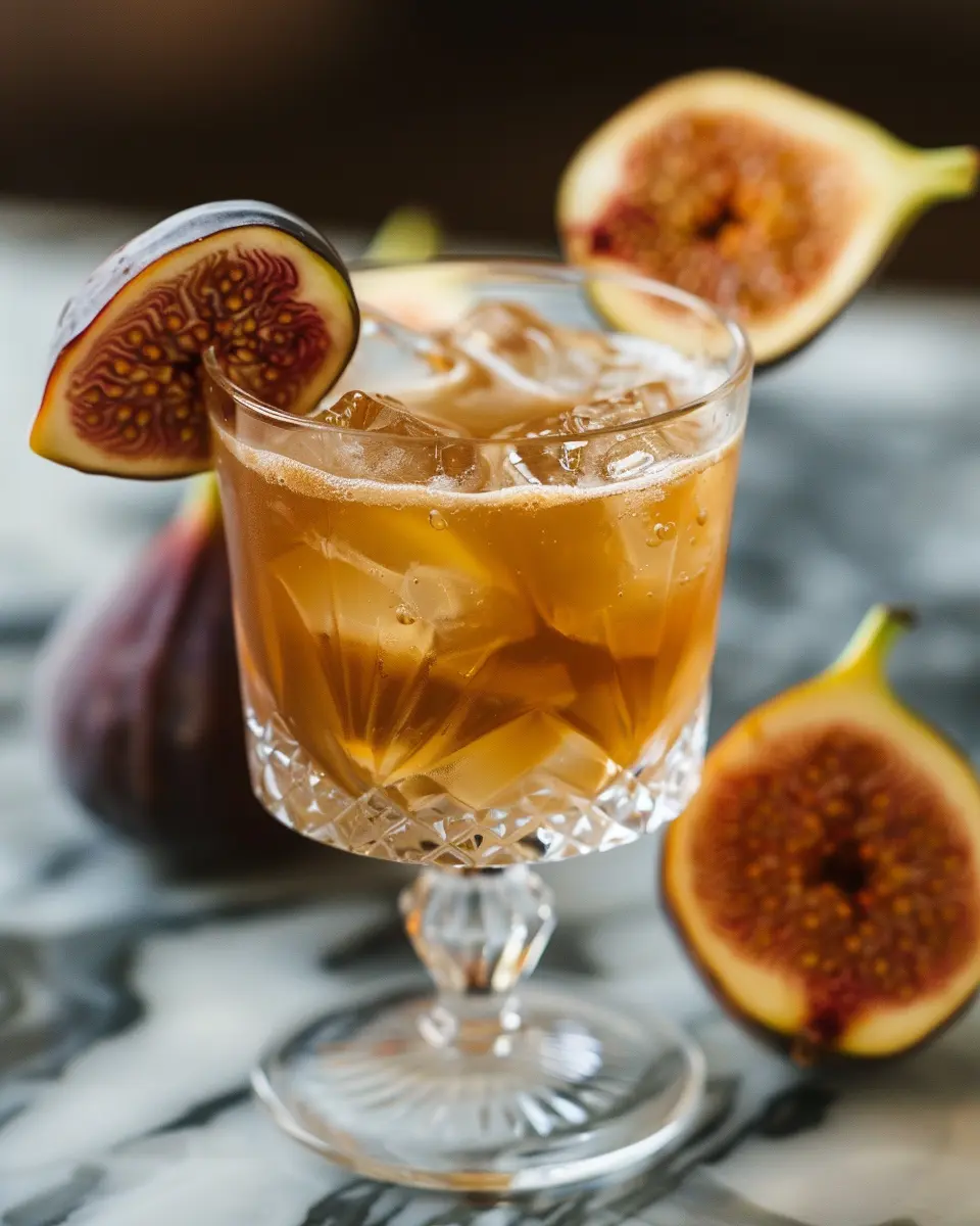 Fig and Honey Cocktail: Easy Delight for Your Taste Buds
