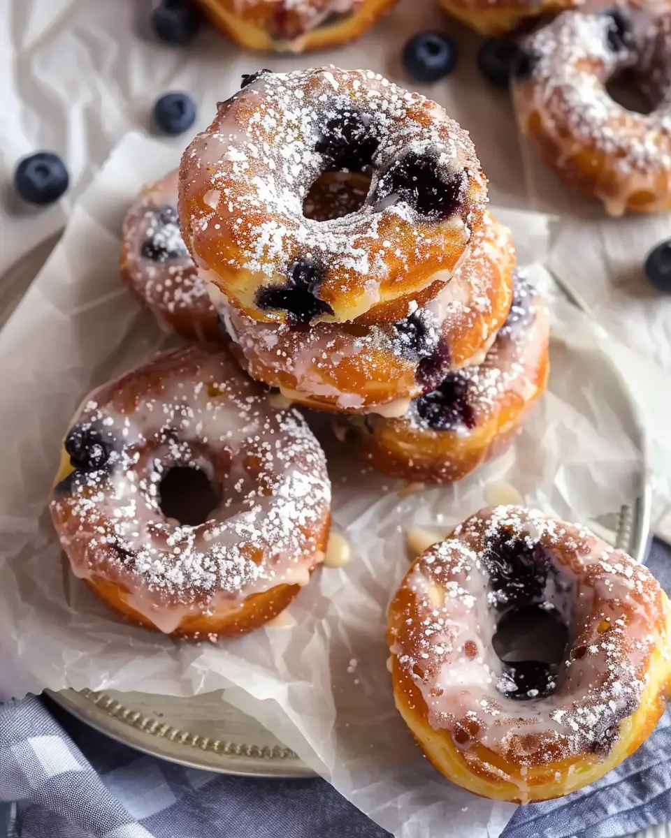 Breakfast ideas: The Very Best Blueberry Cake Donuts & Holes
