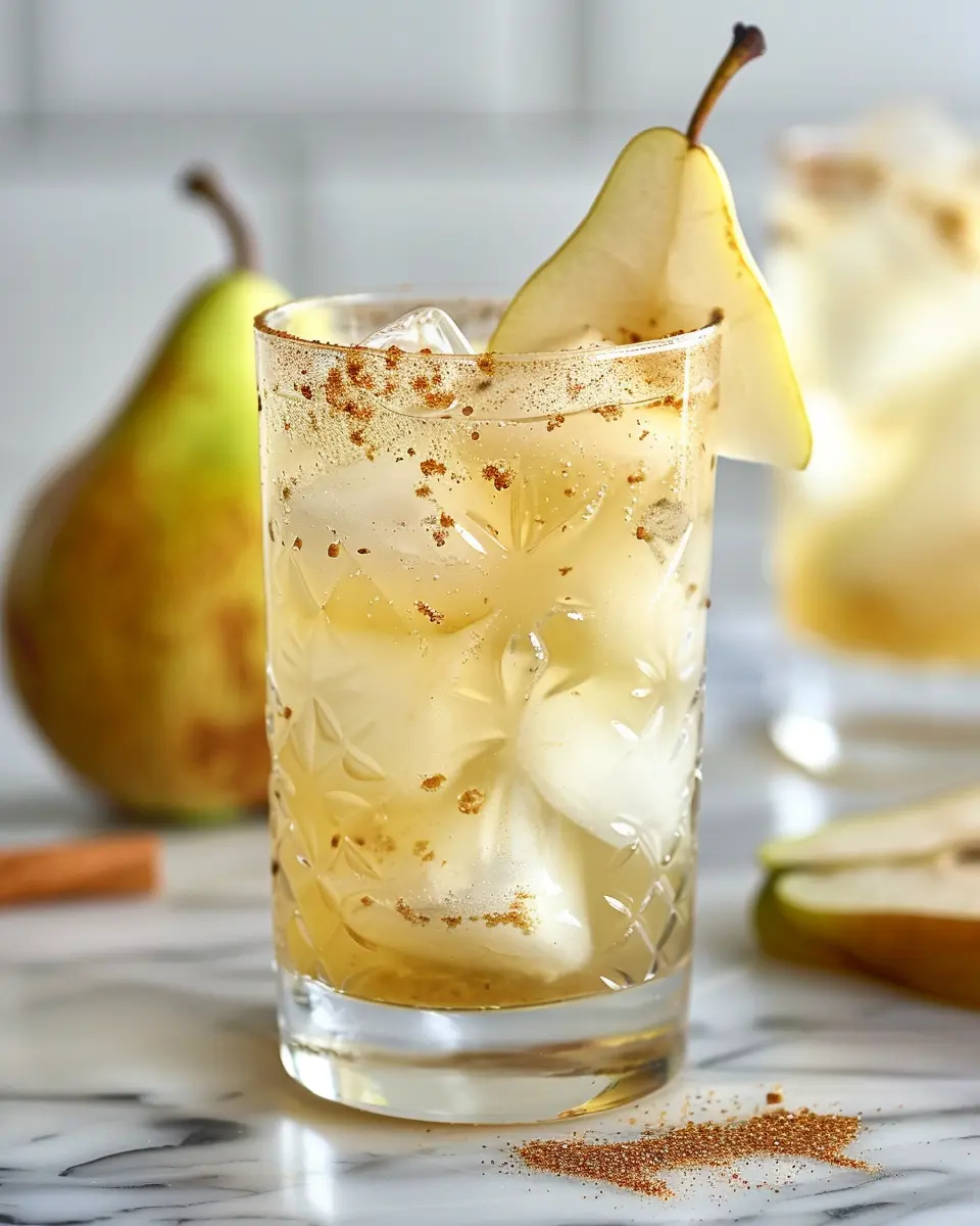 Spiced Pear Collins: A Refreshing Twist on Classic Cocktails