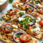 Mediterranean Chicken Flatbread