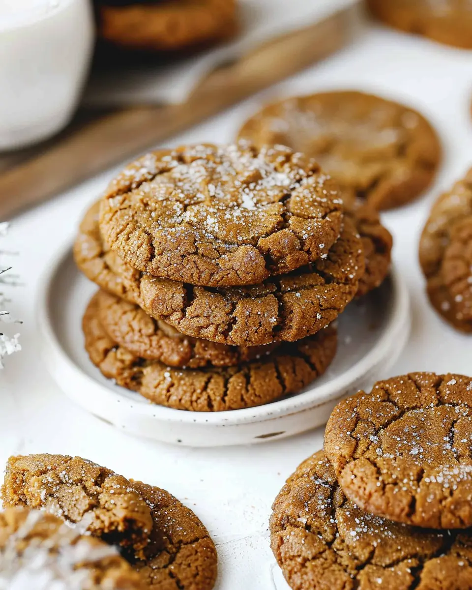 Christmas Cookie Recipes Holiday: Best Super Soft Molasses Cookies