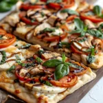 Chicken Caprese Flatbread