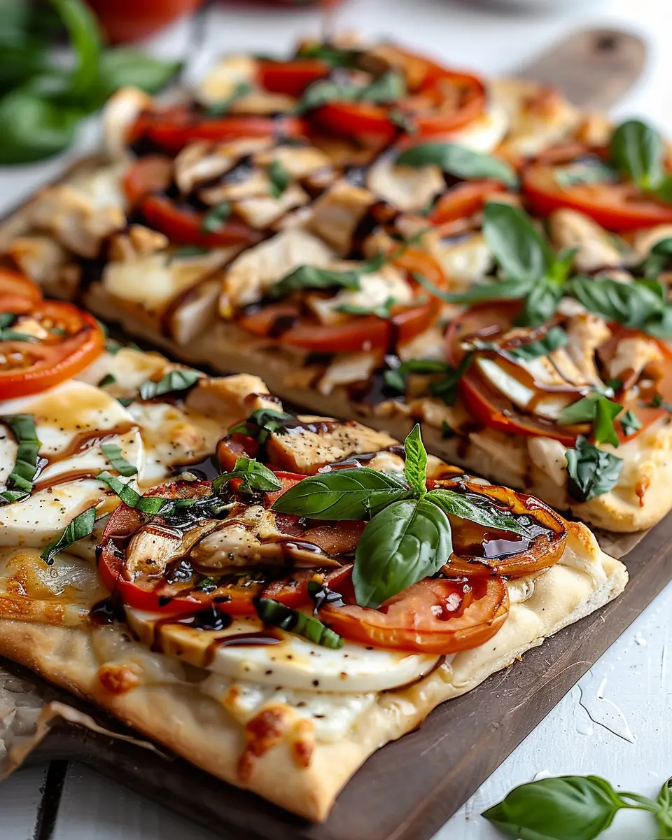 Chicken Caprese Flatbread: Easy Recipe for a Fresh Family Meal