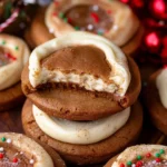 Christmas Cookie Recipes Holiday : Gingerbread Cheesecake Cookies