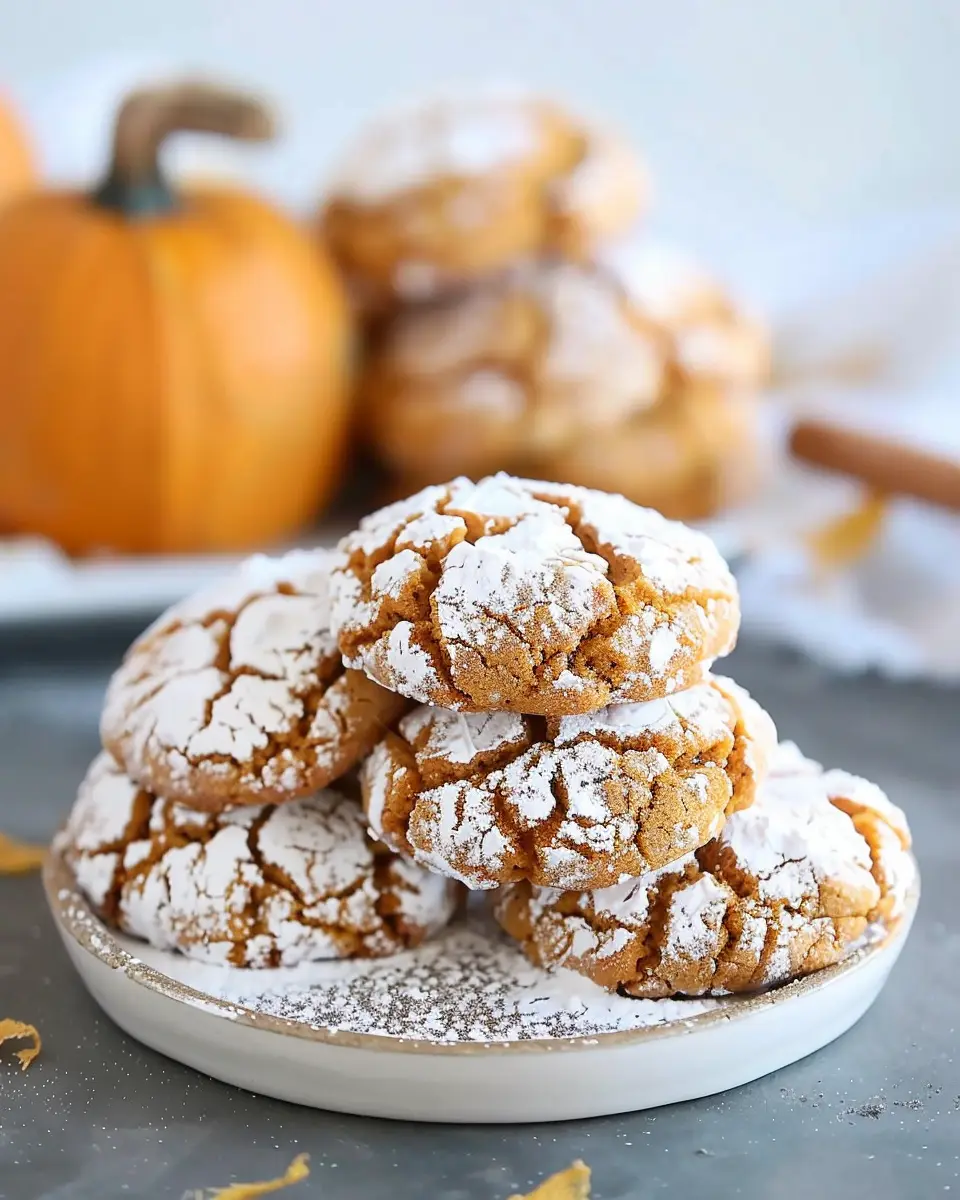 Pumpkin Crinkle Cookies: Easy Recipe for Cozy Fall Treats