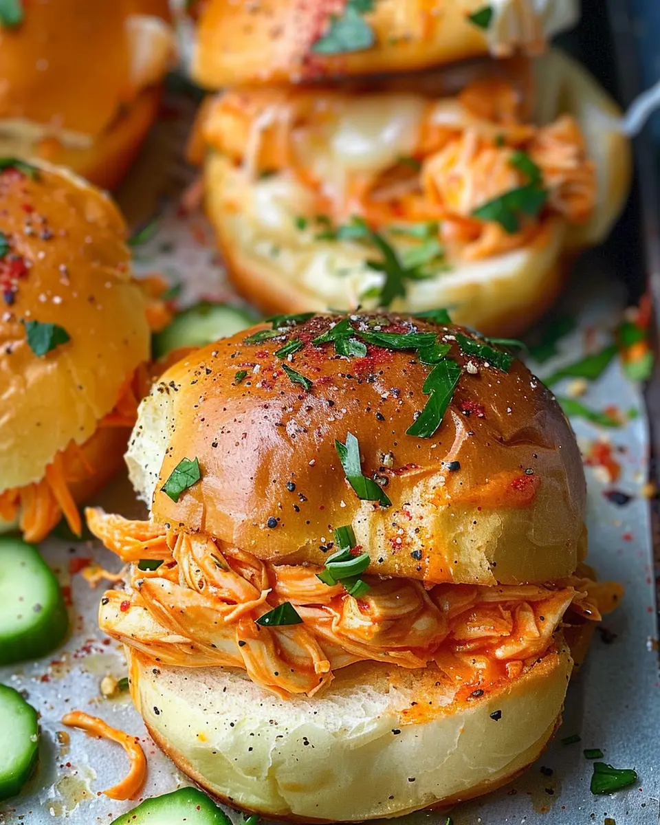 Spicy Buffalo Chicken Sliders: Easy, Flavor-Packed Game Day Treats