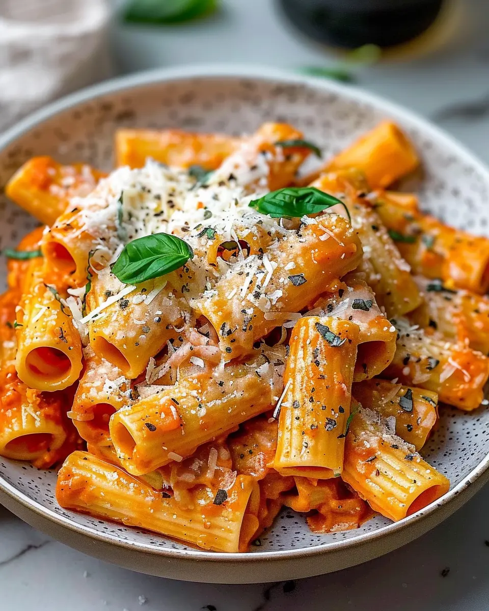 Creamy Tomato Garlic Rigatoni: Indulgent Comfort Food at Home