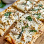 Chicken Alfredo Flatbread