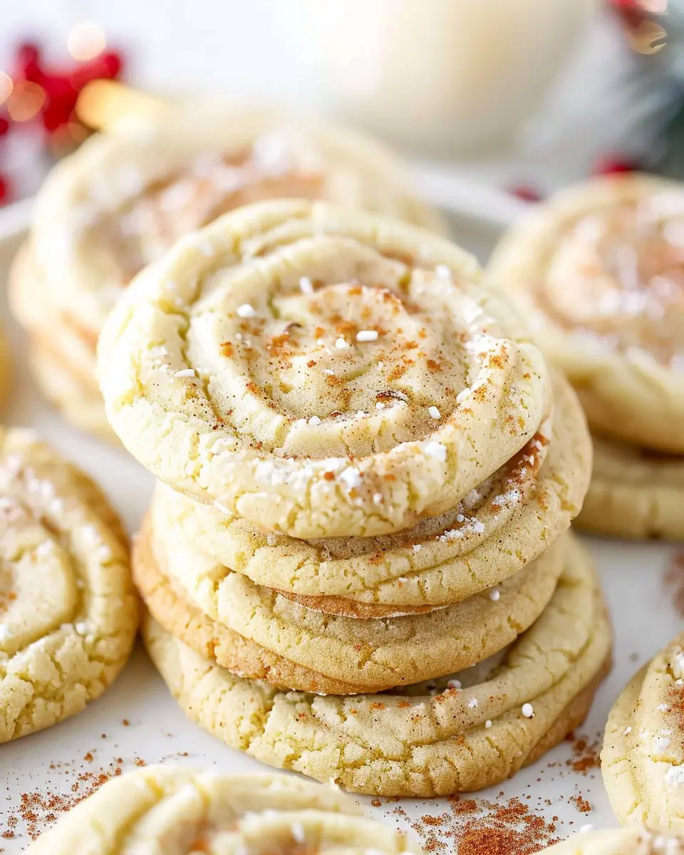 Christmas cookie recipes holiday: Soft and Chewy Eggnog Cookies You’ll Love