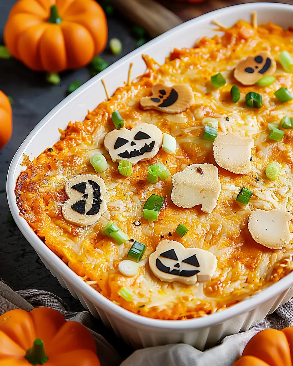 Halloween Buffalo Chicken Dip: The Best Boo-ffalo Dip Recipe