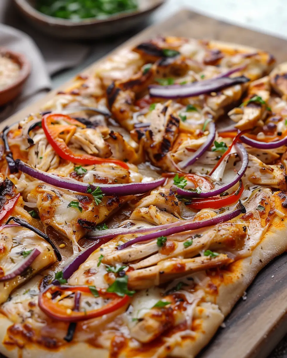BBQ Chicken Flatbread: An Easy, Family-Friendly Recipe Delight