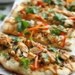 Thai Chicken Flatbread