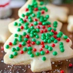 Christmas Cookie Recipes Holiday : Thick & SOFT Sugar Cookie Recipe (That Holds Its Shape)