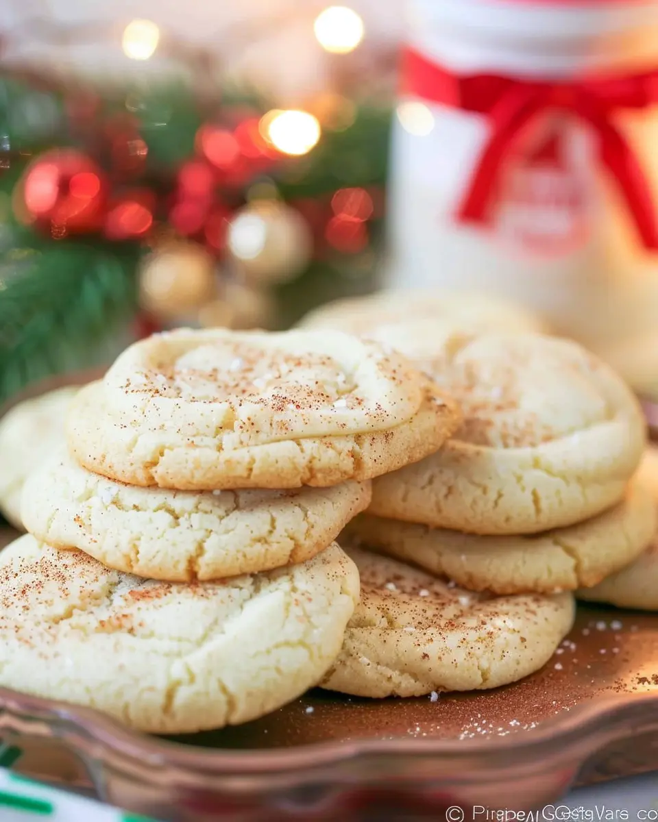 Christmas cookie recipes holiday: The Best Indulgent Eggnog Cookies