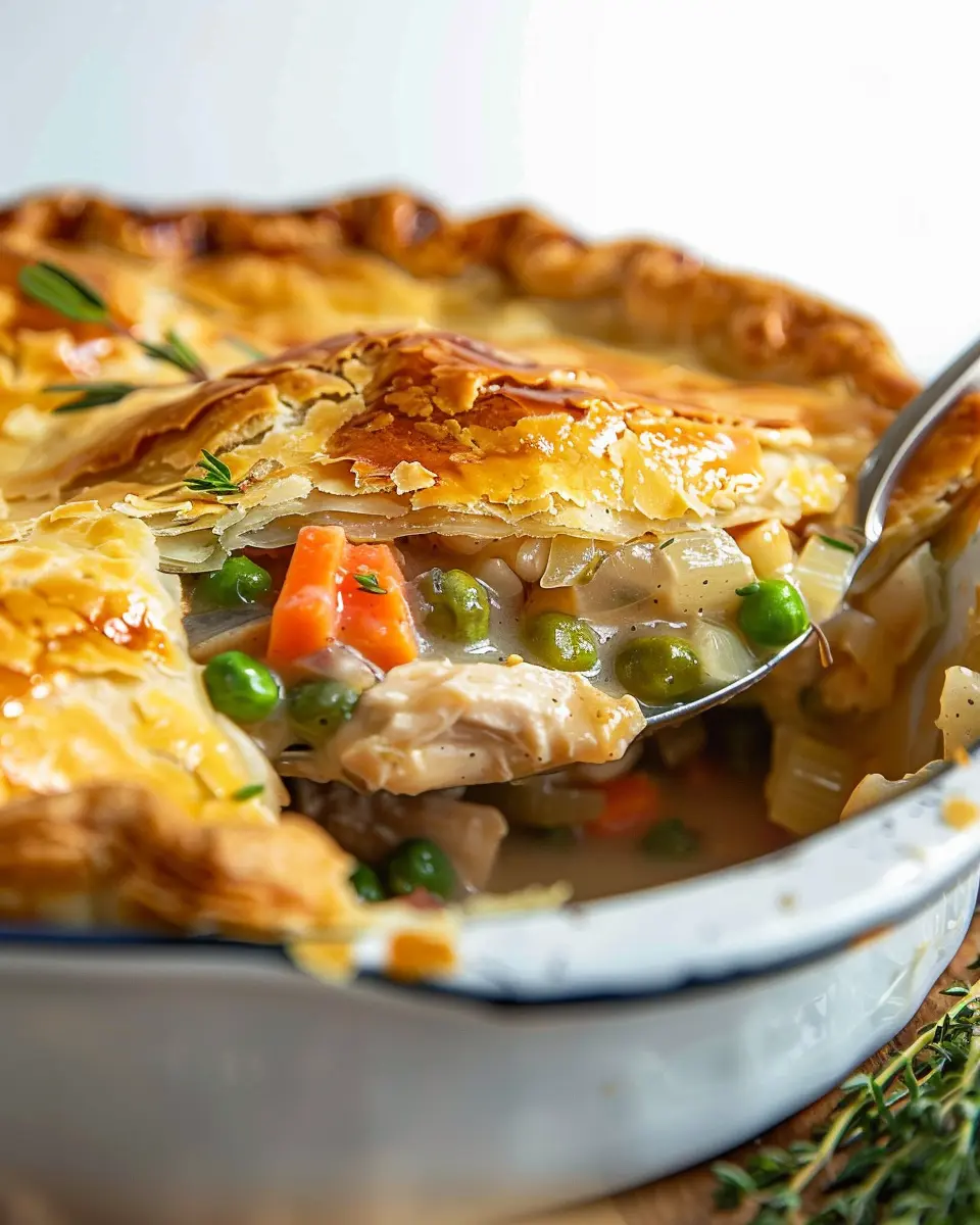 Easy Chicken Pot Pie: A Comforting Twist with Turkey Bacon