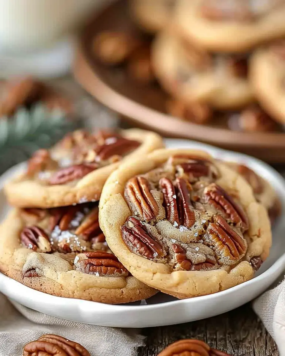 Christmas Cookie Recipes Holiday: Soft and Easy Pecan Pie Cookies Delight