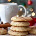 Christmas Cookie Recipes Holiday : Eggnog Snickerdoodles