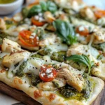 Chicken Pesto Flatbread