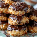 Christmas Cookie Recipes Holiday : No-Bake Samoa Cookies