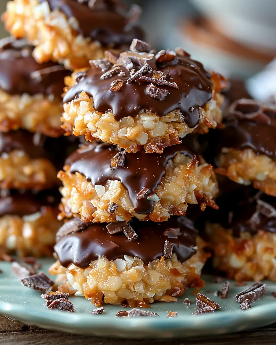 Christmas Cookie Recipes Holiday: Indulgent No-Bake Samoa Cookies